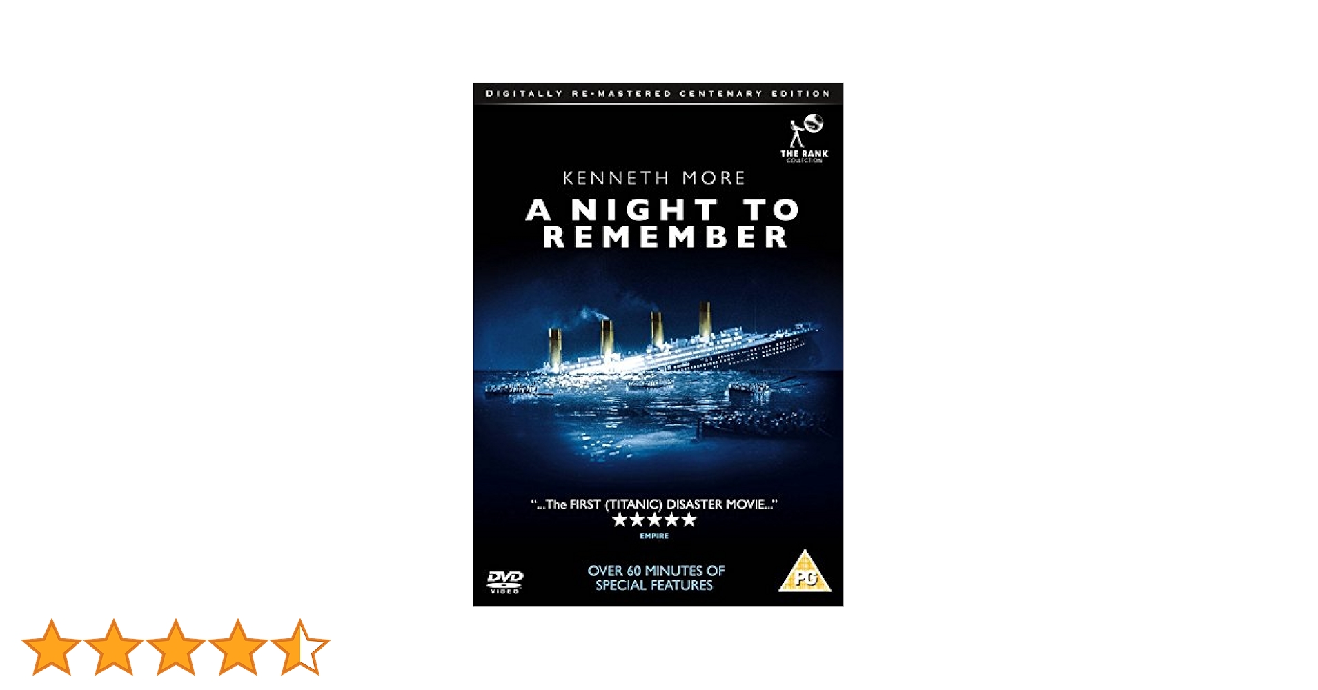 その他 One Night to Remember [DVD] Amazon.com: A Night to Remember (Digitally Re-mastered